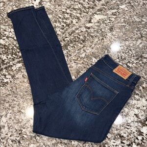 Levi's Dark Indigo Slimming Skinny Jeans - Blue